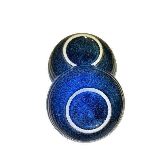 Sapphire Blue, Churchill China, Ripple Snack Bowls, Set of 2 - Picture 4 of 8